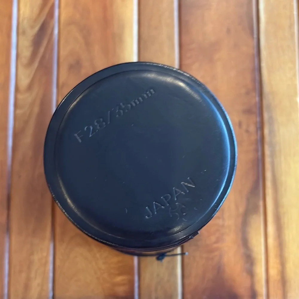 Minolta Lens Case 35mm f/ 2.8 for manual focus lens. Vintage. New